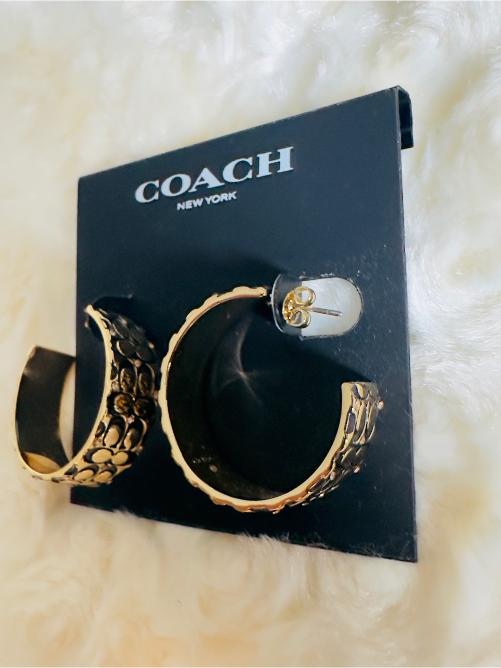 Coach • signature earrings - Picture 7 of 7